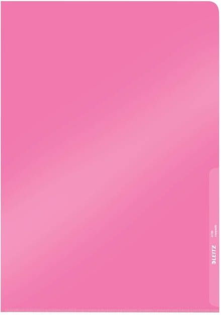 Leitz Insteekmap L-model Premium copy safe 0.15mm PVC A4 rood 100 stuks
