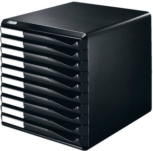 Leitz Brievenbak met 10 lades WOW zwart - Foto 3