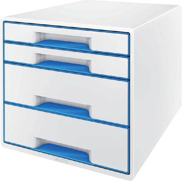 Leitz Ladenbox WOW 4 laden wit blauw