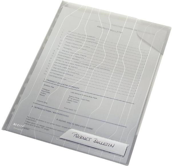 Leitz CombiFile premium U-mapje PP 200 micron A4 pak van 5 stuks transparant - Foto 3