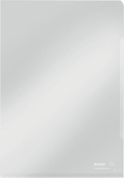 Leitz Insteekmap L-model Premium copy safe 0.15mm PVC A4 transparant 100 stuks - Foto 3
