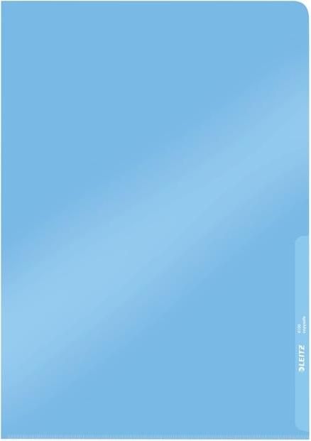 Leitz Insteekmap L-model Premium lasnaad copy safe 0.15mm PVC A4 blauw 100 stuks - Foto 3