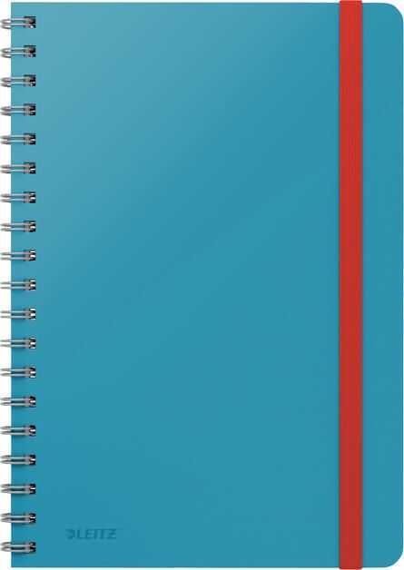 Leitz Cosy notitieboek met spiraalbinding voor ft B5 gelijnd blauw - Foto 2