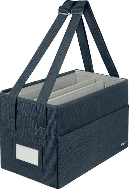 Leitz Opbergtas gestoffeerd 200x210x355mm grijs - Foto 1