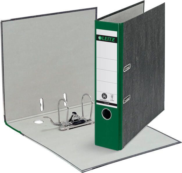Leitz ordner ft A4 rug van 8 cm karton groen - Foto 3