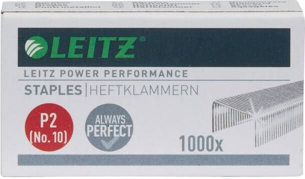 Leitz Power Performance P2 nietjes nr. 10 staal doos van 1000 stuks