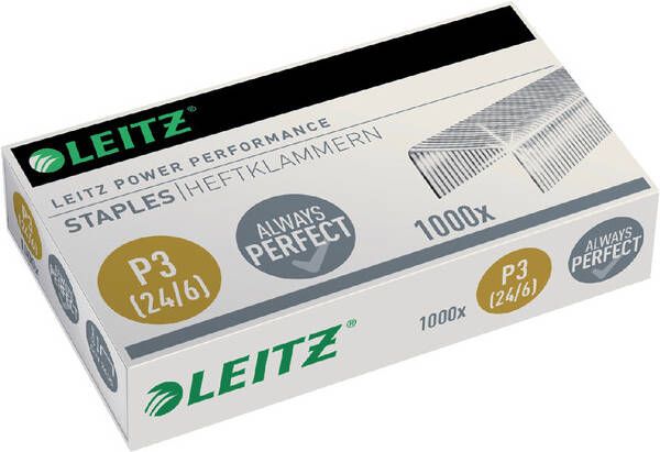 Leitz Nieten P3 24 6 verzinkt 1000 stuks