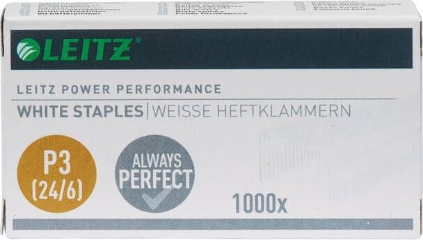 Leitz Power Performance P3 witte nietjes doos van 1000 stuks