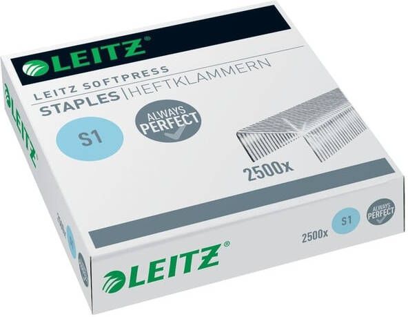 Leitz Nieten S1 Softpress verzinkt 2500 stuks