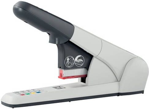Leitz Heavy Duty nietmachine 5551 niet 80 vel voor K6 K8 K10 en K12 nietcassettes zilver