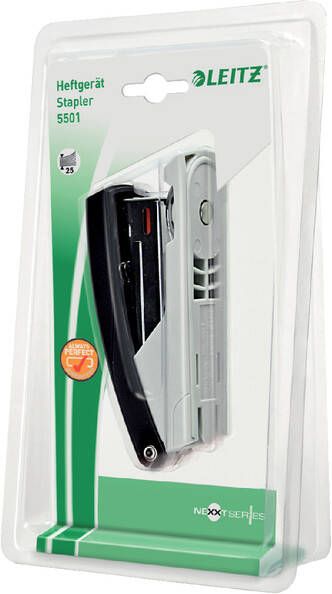 Leitz Nietmachine NeXXt 5501 25vel 24 6 zwart in blister - Foto 3