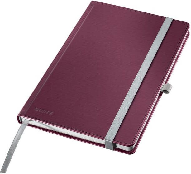 Leitz Notitieboek Style A5 lijn 160 pagina's 100gr rood