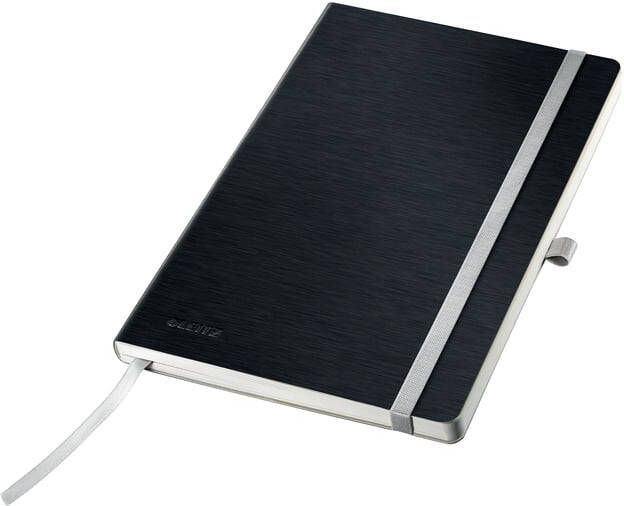 Leitz Notitieboek Style A5 lijn 160 pagina's 100gr zwart