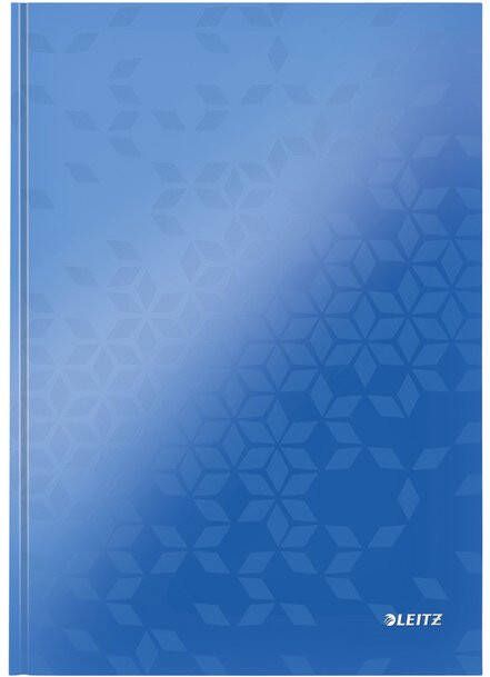 Leitz Notitieboek WOW A4 160blz 90gr lijn blauw - Foto 3