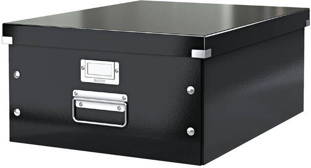 Leitz Opbergbox WOW Click&Store 369x200x482mm zwart