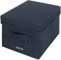 Leitz Opbergdoos gestoffeerd met deksel 190x160x285mm grijs 2 st - Thumbnail 1