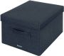 Leitz Opbergdoos gestoffeerd met deksel 285x203x380mm grijs 2 st - Thumbnail 1
