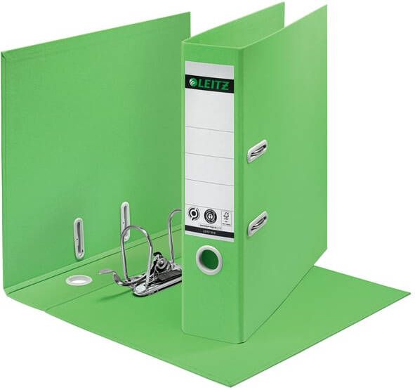 Leitz Ordner 180° Recycle 80 mm karton A4 groen