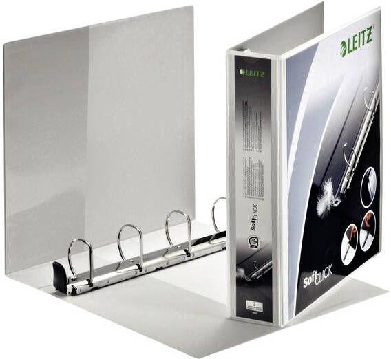 Leitz Presentatieringband SoftClick A4 Maxi 4-rings D-mech 40mm wit