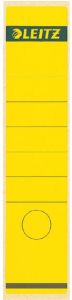 Leitz Rugetiket breed lang 62x285mm zelfklevend geel