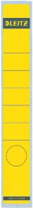 Leitz Rugetiket smal lang 39x285mm zelfklevend geel