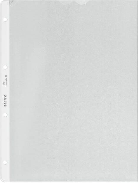 Leitz geperforeerde showtas Premium ft A4 PP copy safe transparant pak van 100 stuks