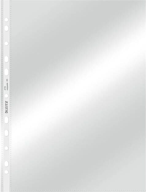 Leitz Showtas Premium standaard copy safe 0.08mm PP A4 transparant 100 stuks