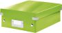 Leitz Sorteerbox WOW Click &amp Store 220x100x282mm groen - Thumbnail 1