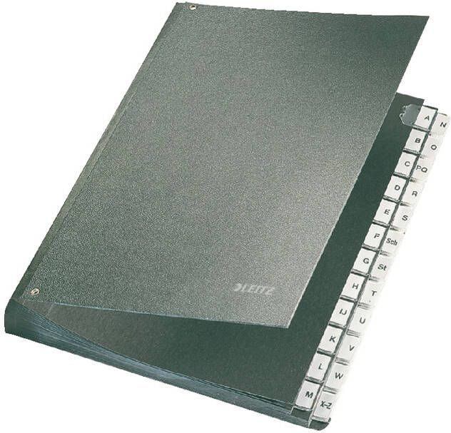 Leitz Bureaumap A4 A-Z internationaal karton zwart - Foto 2