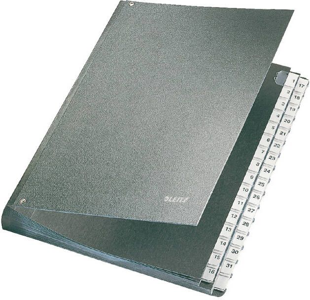 Leitz Termijnmap 1-31 270x354x345mm hardboard zwart - Foto 2