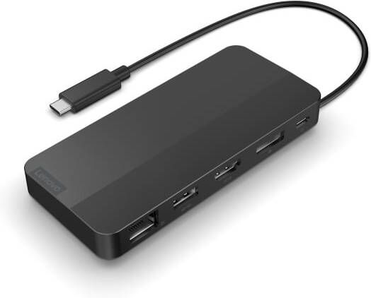 Lenovo 40B90000WW laptop dock&poortreplicator Bedraad USB 3.2 Gen 1 (3.1 Gen 1) Type-C Zwart