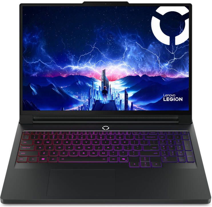 Lenovo Legion Pro 7 Intel Core Ultra 9 275HX Laptop 40 6 cm (16") WQXGA 64 GB DDR5-SDRAM 2 TB SSD NVIDIA GeForce RTX 5080 Wi-Fi 7 (802.11be) Windows 11 Home Engels Zwart