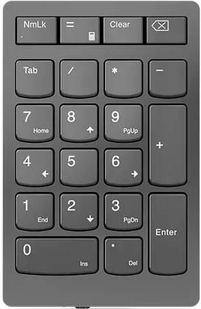 Lenovo 4Y41C33791 numeriek toetsenbord Universeel RF Draadloos Grijs