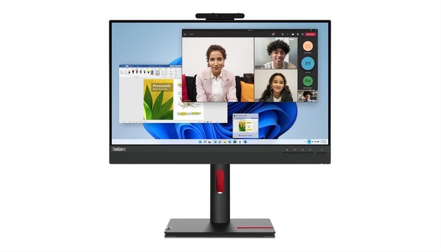 Lenovo ThinkCentre Tiny-In-One 24 LED display 60 5 cm (23.8") 1920 x 1080 Pixels Full HD Zwart