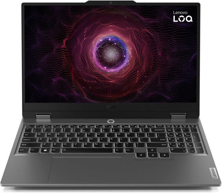 Lenovo LOQ 15ARP9 AMD Ryzen™ 7 7435HS Laptop 39 6 cm (15.6") Full HD 16 GB DDR5-SDRAM 512 GB SSD NVIDIA GeForce RTX 4060 Wi-Fi 6 (802.11ax) Windows 11 Home Grijs