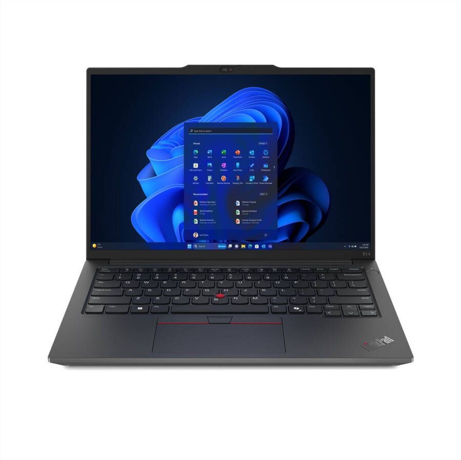 Lenovo ThinkPad E14 Gen 6 (Intel) Intel Core Ultra 7 155H Laptop 35 6 cm (14") WUXGA 16 GB DDR5-SDRAM 512 GB SSD Wi-Fi 6E (802.11ax) Windows 11 Pro Zwart