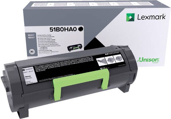 Lexmark Tonercartridge 51B0HA0 zwart HC