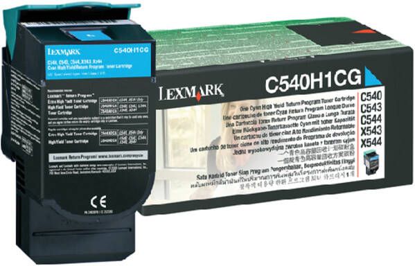 Lexmark Tonercartridge C540H1CG prebate blauw HC