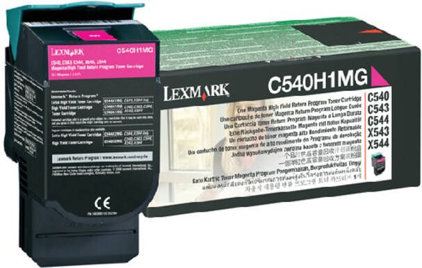 Lexmark Tonercartridge C540H1MG prebate rood HC