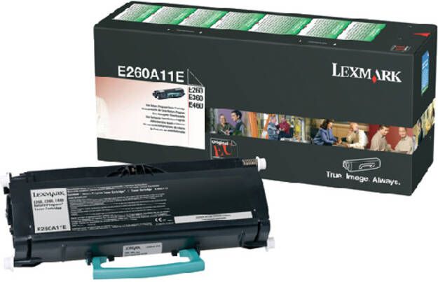 Lexmark Tonercartridge E260A11E prebate zwart