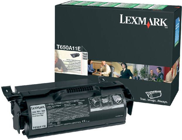 Lexmark Tonercartridge T650A11E prebate zwart