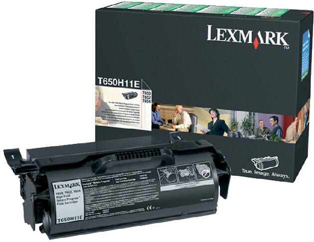 Lexmark Tonercartridge T650H11E prebate zwart HC