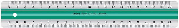 HAMELIN LINEX Super Series liniaal 20 cm s20mm groen