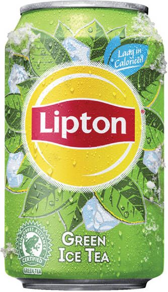 Lipton Frisdrank Ice Tea green blik 330ml