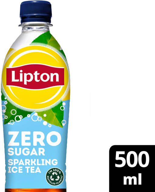 Lipton Frisdrank Ice tea sparkling zero fles 0.5l