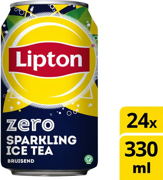 Lipton Frisdrank Ice Tea sparkling zero blik 330ml