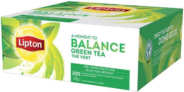 Lipton Thee Balance Green tea 100stuks
