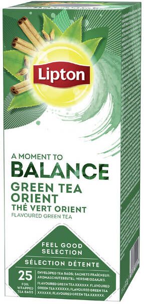 Lipton Thee Balance Groene thee Oriënt 25stuks