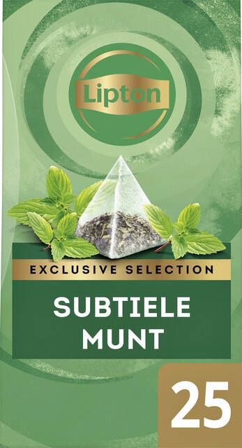 Lipton Thee Exclusive Subtile Munt 25 piramidezakjes
