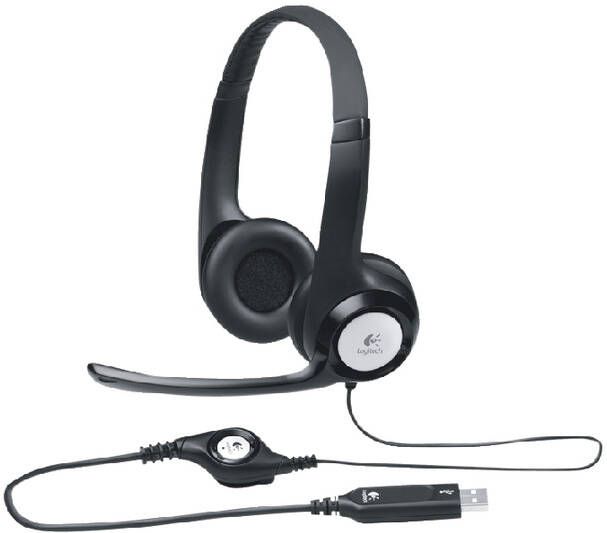 Logitech Headset H390 Over Ear zwart
